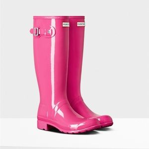 Women’s Hot Pink Hunter Rain Boot
